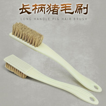 Long-handled pig hair brush brush brush shoe polish belt handle polishing brush
