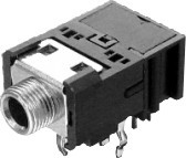Headphone socket PJ-306BM audio video socket