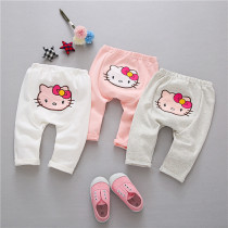 Pick up missed code clearance clear cabin spring autumn baby big fart pants pure cotton girl hit bottom pants 01-2-3-year-old baby PP pants