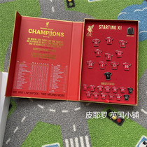 Liverpool Official Genuine Premier League Championship Team Emblem Badge Brooch Set Gift Boxes Fans Souvenir Gifts