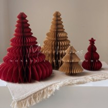 MONROE dream deer studio origami Christmas tree home decorations ins mini desktop folding small ornaments