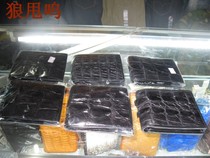 Thai fruit hungry fish skin wallet short back armor black Thai fruit fake 1 penalty 3