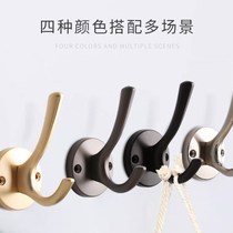 Eurostyle black gold single clothes hanger hooded hood hook single hook against wall Hook Wardrobe Indoor Bedroom Hook