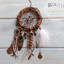 HandMoon Indian vintage cat net dream net hanging dream bell shop dream net send gifts for men and women