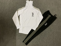 Juventus training suit long sleeve high collar autumn and winter football suit men's and women's sports jerseys Ronaldo half zipper jacket