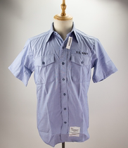 The US military released the military version of the NAVY work short-sleeved shirt brand new inventory
