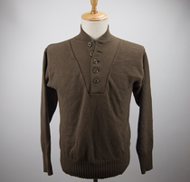 US Military Air Force Version Winter Warm Five Buttoned Sweater