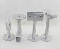 Solid aluminum glass clip partition fixing clip glass bracket advertising glass foot display cabinet bracket multi-specification aluminum feet