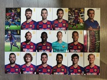 18 Barcelona Official cards White Cards 2019-2020 season postcards 6 inch Barcelona Messi