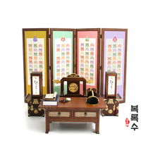 One year old childrens photography set furniture screen small emperor chair