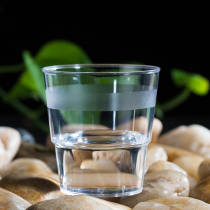 Disposable aviation cup Fruit juice beverage plastic cup 200ml thickened transparent hard hospitality cup Water cup 100 pcs