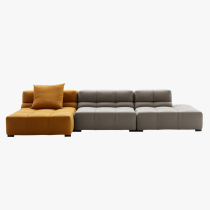 BB Italy Tufty Time Identical Tofu Block Modules Combined Sofa-Style Extremely Minimalist Modern Landing