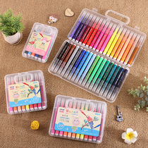 Fengtou soft head watercolor pen washable large capacity painting graffiti color pen set Student color pen brush brush brush
