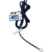 1 3m VGA built-in cable Universal drive version LCD all-in-one display 15-pin to 12-pin with magnetic ring ground wire