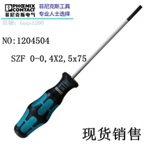 Spot SZF 0-04X25x75-1204504 Phoenix flat screwdriver phoenixc screwdriver