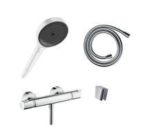 Two sets of the Hans Gayat Rain shower head.