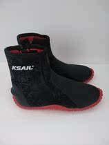 KSAIL traceability shoes diving new black wear-resistant neutral non-slip warm shoes Childrens sailing shoes