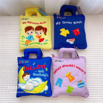 Tong Montessori Ripping no rotten baby Early teaching Bubook Multi-functional wearing clothing Laces Dressing children Puzzle Toys