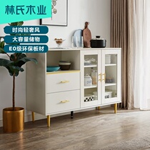 Lins wood industry modern minimalist light extravaganza Living room Dining Side Cabinet Restaurant Leaning Against Wall Home Tea Water Locker JH2T