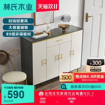 Lins wood industry light luxury simple modern shoe cabinet living room home door balcony storage locker door outside JH2N