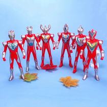 Cartoon Large Number 18 cm Plastic Red Rugged Man Six Sets Boy Children Toy Cake Decoration Pendulum