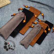 Insect Valley suede cloth cover custom yellow lacewing bamboo lacewings bag protective cover storage bag new product recommendation