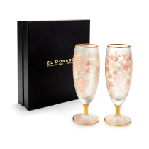 ADERIA Japan stone Tsuka ELDORADO cherry blossom Vine inlaid gold wine pair Cup knot wedding wedding girlfriends birthday companion