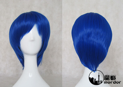taobao agent Vocaloid, blue universal wig, cosplay