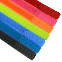 Candy color Velcro cable tie tape computer tape tie tape tape custom logo