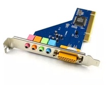 Yi Baite new PCI sound card 4 1-channel PCI sound card new board (no driver)