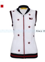 South Korea Benje * golf womens 21 spring stand printed collage for sleeveless horse chia WSV503