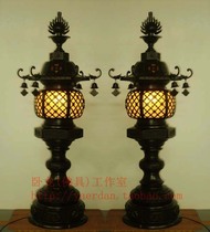 Antique Haizang Temple shrine lamp Crystal Lotus lamp for the lamp Buddha lamp Buddha Hall Buddha household Buddha lamp