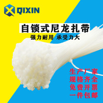 Self-locking nylon cable ties 4 200mm plastic cable ties 500 fixed buckles strap strap promotion