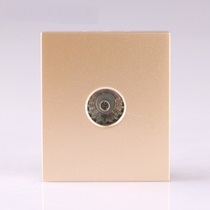 CHINT Electric NEW5F account for a TV socket module cable socket function champagne color 118 type
