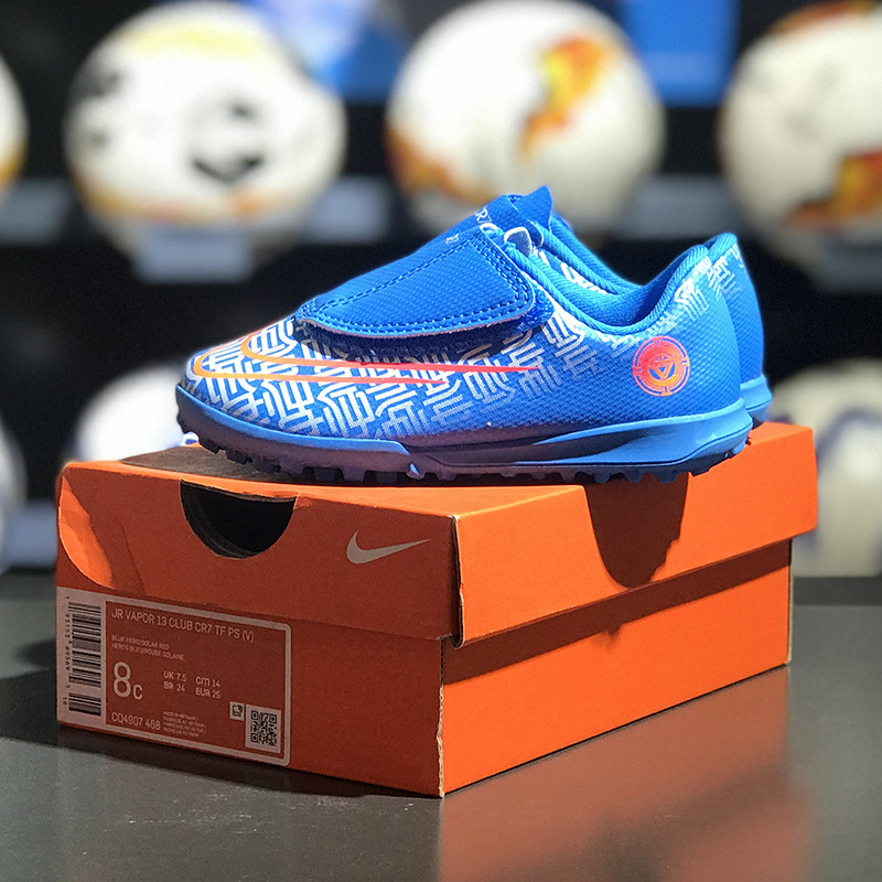 Nike Nike Cristiano Ronaldo CR7 Toddler TF Nail Artificial Meadow Low Help Childrens Football Shoes CQ4907-468