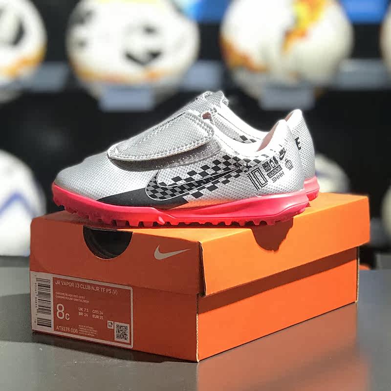 Nike Neymar TF Nail Childrens Football Shoes Kids Magic Sticker Football Kids Shoes AT8176-006