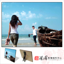 10-inch crystal print photo making Lamina wooden print enlarged photo frame table photo customized production