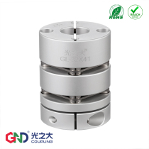 Light GL double diaphragm coupling large torque stepper motor servo elastic screw plum blossom connector SCPW