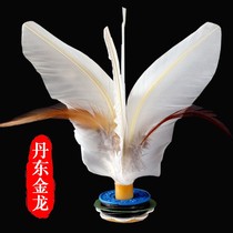 Dandong Golden Dragon Shuttlecock Competition for adult fitness children Primary School students chicken feather shuttlecock resistant to kicking beef tendons high elasticity