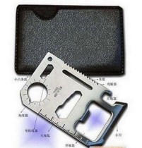 Multi-purpose tool military knife card outdoor products multi-function Life card