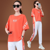 2021 summer 361 Harun sweater suit women loose large size fashion sportswear casual Jordano two-piece set