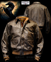 Cockpit USA American Origin Limited Edition - War Horse Wash to make old soft horse A2 flying coat