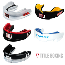 TITLE GEL MAX SERIES Gel Mouth GUARDS MUAY THAI FIGHTING Boxing Mouth Guards