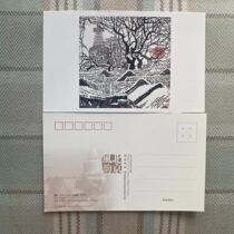 Beijing scenery Qingxue Li Xiaokee Chinese painting postcard travel commemorative decoration copy mail