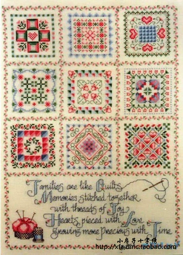 Little House Cross Stitch Подличная французская DMC Kit Я люблю шить бежевую ткань теплую лоскутную одежду, висящая картина