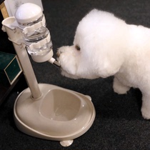 Dog water dispenser hanging Bixi kettle hanging automatic drinking fountain non-wet mouth pet water cup water dispenser supplies