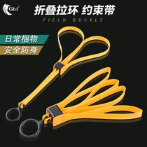 Seal American ASP folding nylon restraint belt pull ring type disposable tie tie rope COS out of shape