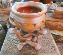 Pakistani handicrafts wood carving flower stand walnut craft decoration gifts special new products