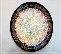 8-inch colorful copper plate wedding gift Pakistan handicraft culture home