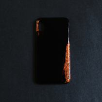 Shanhe SANHE natural lacquer lacquerware black gold apple 12promax mobile phone shell handmade process
